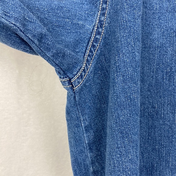 Newton Trading Co. Authentic Casual Wear Denim Tunic sz Large - Picture 10 of 11